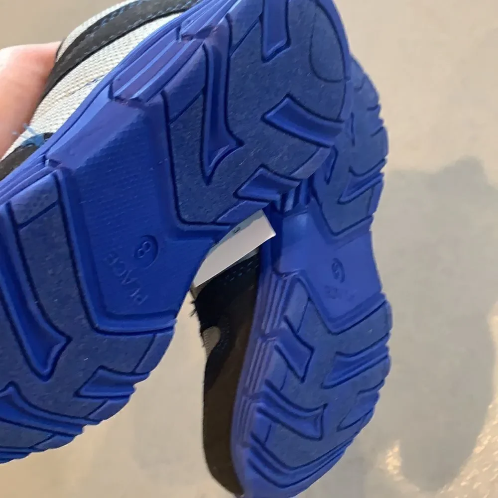 Blue sneakers